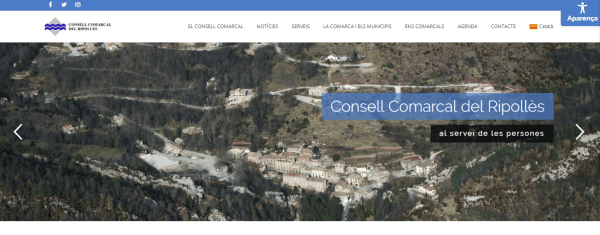 Javajan. Nueva web para el Consell Comarcal del Ripollès