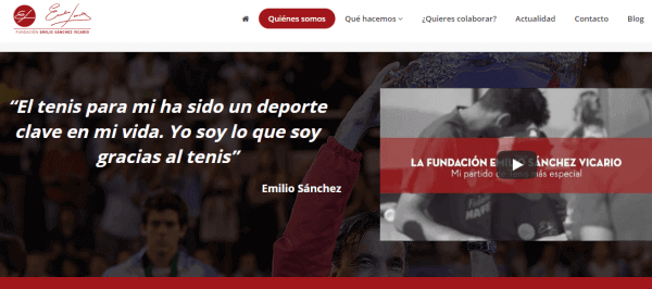 Javajan. Nueva web para la Fundación Emilio Sánchez Vicario