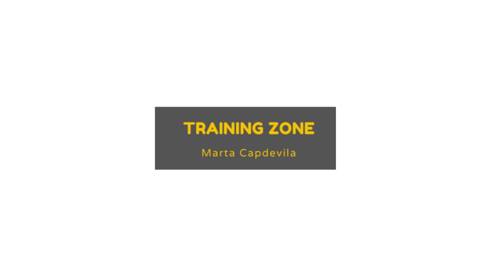 Website for the Training Zone training center